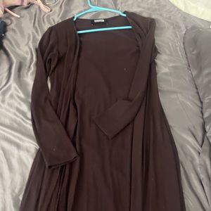 Reformation long cardigan / wrap dress